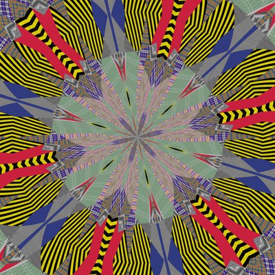 simetria #24,2019,(mixed media) de Alex Caminker