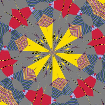 simetria #26,2019,(mixed media) de Alex Caminker