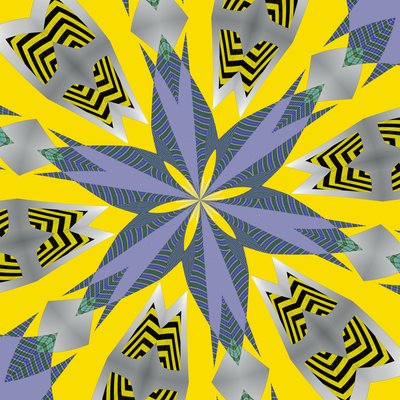 simetria #28,2019,(mixed media) de Alex Caminker
