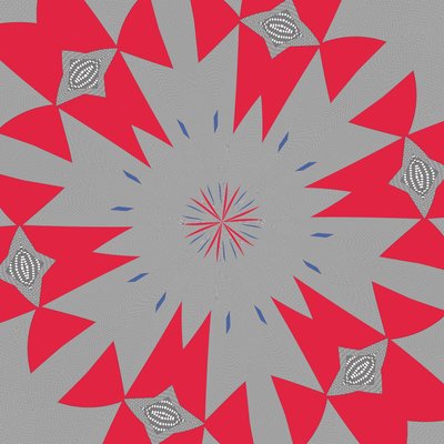 simetria #43,2019,(mixed media) de Alex Caminker