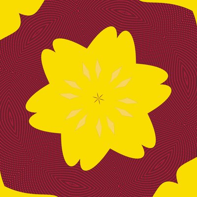 simetria #50,2019,(mixed media) de Alex Caminker