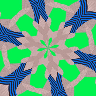 simetria #51,2019,(mixed media) de Alex Caminker
