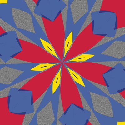 simetria #54,2019,(mixed media) de Alex Caminker