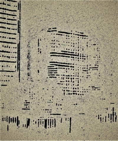 casas da cidade (edifícios), 2020, (mídia mista) de Alex Caminker