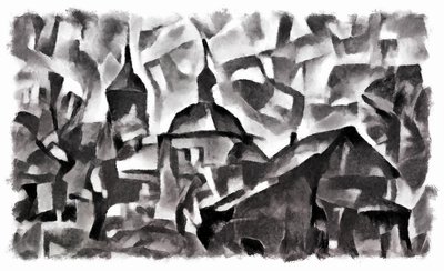 vista (preto)  1,2016, de Alex Caminker