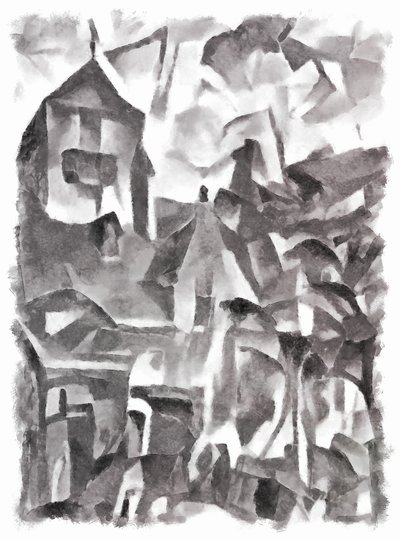 vista (preto)  6,2016, de Alex Caminker