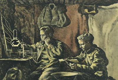 Dugout perto de Nijmegen de Alex Colville