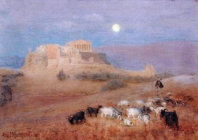 A Acrópole ao Crepúsculo de Alex J. Mavrogordato