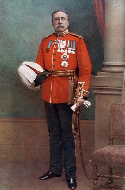 Sir William Lockhart, comandante em chefe na Índia, c1900 1902 de Alexander Bassano