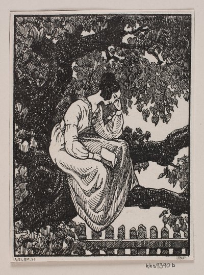 Dinamarquês:  Vinheta para "Posthuset i Hirschholm" de H. Hertz de Alexander Blom