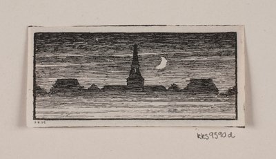 Dinamarquês:  Vinheta para "Posthuset i Hirschholm" de H. Hertz de Alexander Blom