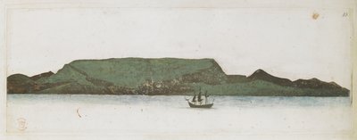 Acrescentar MS 15507 f.13 Endeavour, ao largo da costa de Tierra del Fuego de Alexander Buchan