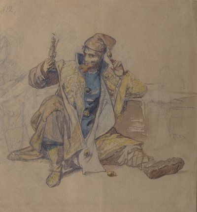 Bobo da corte do czar Ivan, o Terrível de Alexander Dmitrievich Litovchenko