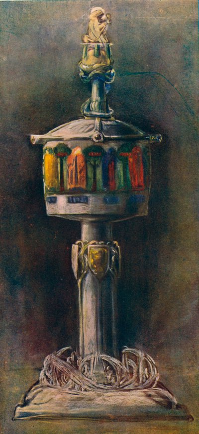 Taça de Prata com Esmaltes Bassetaille, 1903 de Alexander Fisher