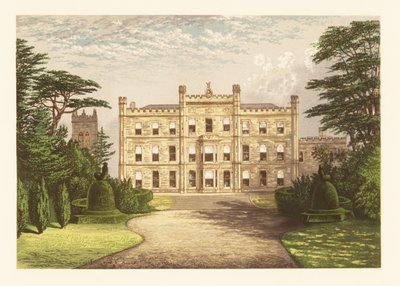 Castelo de Elvaston, Derbyshire, Inglaterra. de Alexander Francis (after) Lydon