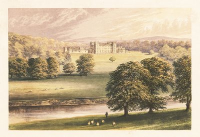 Castelo de andares, Roxburghshire, Escócia. de Alexander Francis (after) Lydon