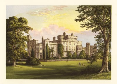 Castelo de Hawarden, Flintshire, País de Gales. de Alexander Francis (after) Lydon