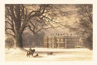 Howsham Hall, Yorkshire, Inglaterra. ,1880 (gravura) de Alexander Francis (after) Lydon