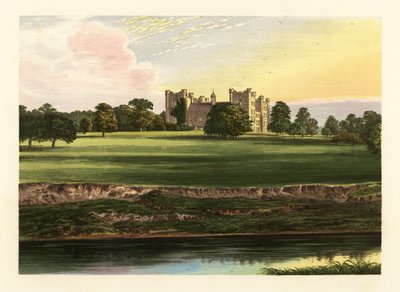 Castelo de Lumley, Durham, Inglaterra. de Alexander Francis (after) Lydon