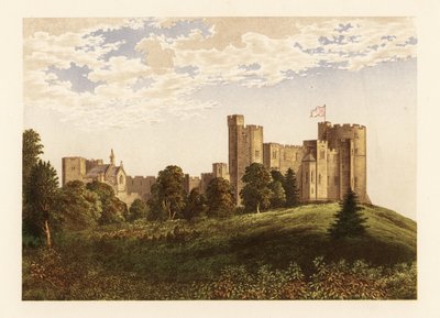 Castelo de Peckforton, Cheshire, Inglaterra. de Alexander Francis (after) Lydon