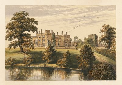 Castelo Ripley, Yorkshire, Inglaterra. ,1880 (gravura) de Alexander Francis (after) Lydon