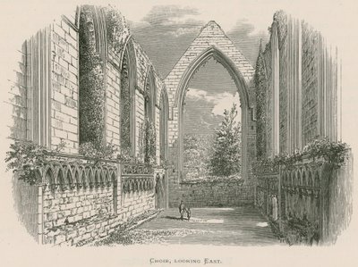 Bolton Priory, coro, olhando para o leste de Alexander Francis Lydon