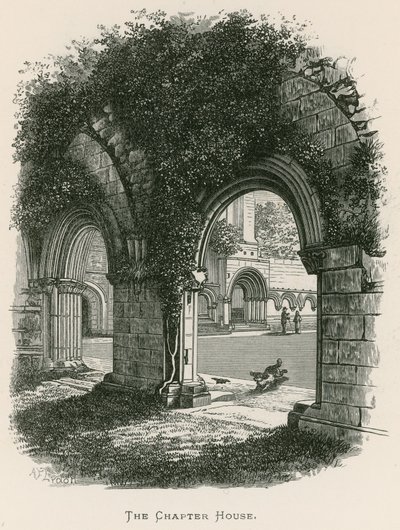 Abadia das fontes, a casa do capítulo de Alexander Francis Lydon
