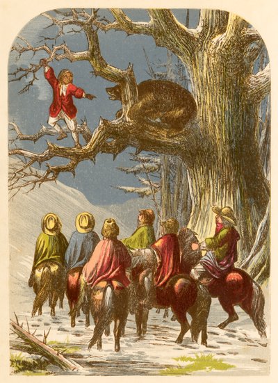 Sexta-feira ensinando o urso a dançar de Alexander Francis Lydon