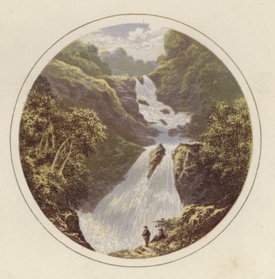 Ilustração do frontispício para o cenário inglês do lago de Alexander Francis Lydon