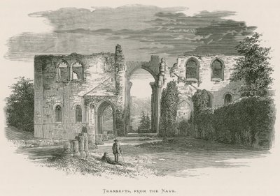 Furness Abbey, transeptos, da nave de Alexander Francis Lydon