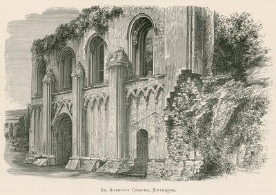 Abadia de Glastonbury, Capela de São José, Exterior de Alexander Francis Lydon