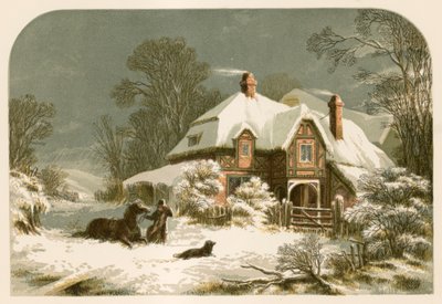 Ilustração para a tempestade de neve de Emerson de Alexander Francis Lydon