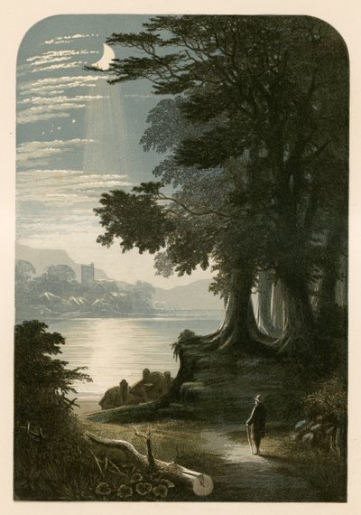 Ilustração para Il Penseroso de Milton de Alexander Francis Lydon