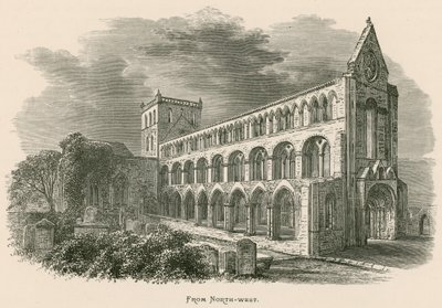 Abadia de Jedburgh, do noroeste de Alexander Francis Lydon