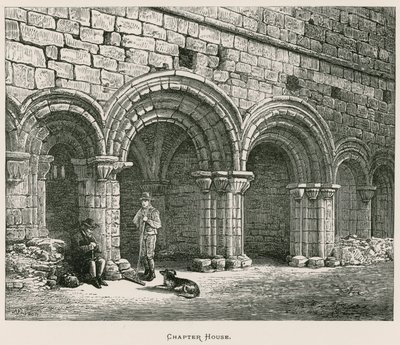 Abadia de Kirkstall, casa do capítulo de Alexander Francis Lydon