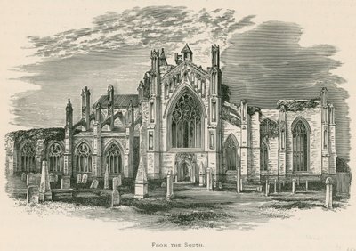 Abadia de Melrose, do sul de Alexander Francis Lydon