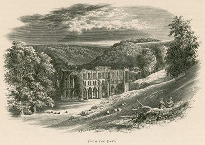 Abadia de Rievaulx, do leste de Alexander Francis Lydon