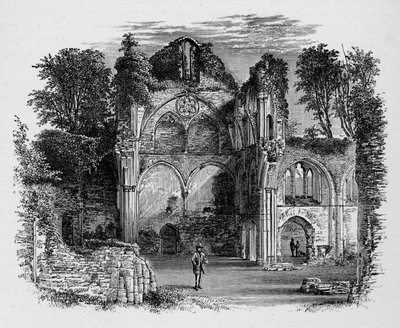 Transepto do Sul, Netley Abbey, c1880, 1897 de Alexander Francis Lydon