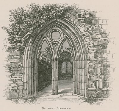 Abadia de Tintern, entrada da Sacristia de Alexander Francis Lydon