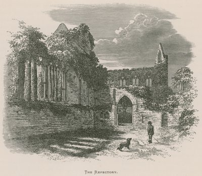 Abadia de Tintern, o refeitório de Alexander Francis Lydon