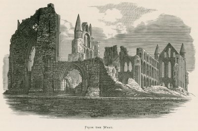 Abadia de Whitby, do oeste de Alexander Francis Lydon