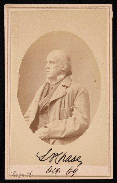 Retrato de salmão Portland Chase 1808-1873, outubro de 1864. de Alexander Gardner