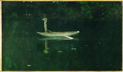 Solidão (pintura sobre tela) de Alexander Harrison