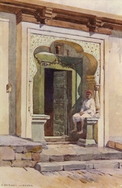 Uma porta, Poona de Alexander Henry Hallam Murray