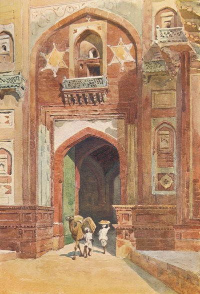 Forte de Agra - dentro da porta de Deli, c1880 1905. de Alexander Henry Hallam Murray