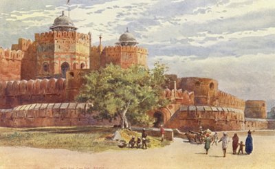 Agra Fort, fora do portão de Delhi de Alexander Henry Hallam Murray