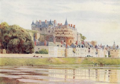 Amboise, o Castelo (lito colorido) de Alexander Henry Hallam Murray