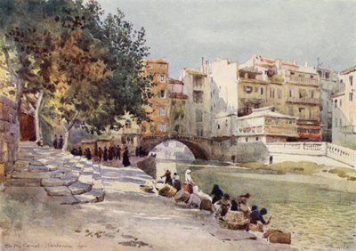 Narbonne, "O Canal dos Dois Mares" (lito a cores) de Alexander Henry Hallam Murray