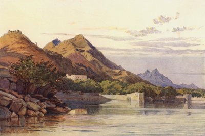 A Ana Sagar, Ajmere (cor litho) de Alexander Henry Hallam Murray
