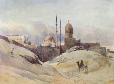A cidadela, Cairo, em uma tempestade de areia de Alexander Henry Hallam Murray